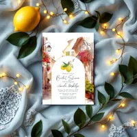 "La Dolce Vita" Italian Village Bridal Shower Invitation