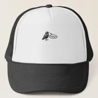 F-Caw-F Funny Crow Raven Pun F-Off Subtle F-Bomb Trucker Hat