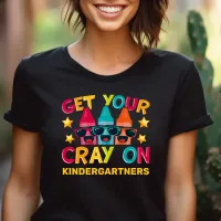 Get Your Cray On Funny Personalized Grade Level Tri-Blend Shirt