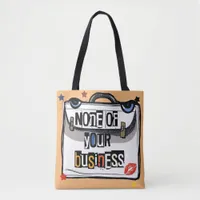 Sassy Briefcase: Mind Your Own Beeswax Shoulder Tote Bag