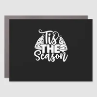 Tis Season To Careful - Retro Vintage Style Car Magnet