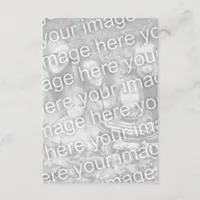 Add your own photo(s) enclosure card