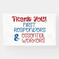 Thank You First Responders Banner