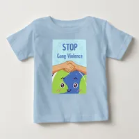 Stop Gang Violence Handshake for Peace Baby T-Shirt