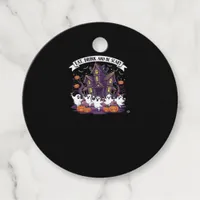 Eat Drink And Be Scary Classic Funny Retro Favor Tags