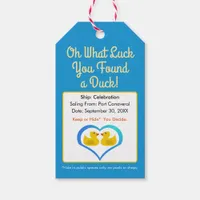 Con•Quack•Ulations! Cruising Ducks Gift Tags