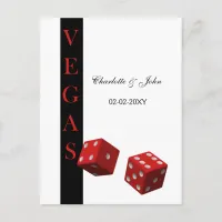 Vegas Wedding rsvp card