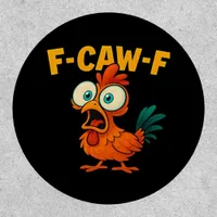 Humor Funny Crow F-Caw-F Gothic Patch
