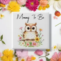 Mommy To Be | Woodland Themed Baby Shower Button