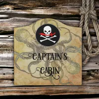 Pirate Captain's Cabin Door Sign