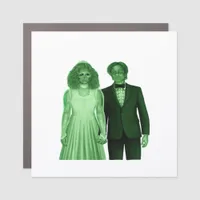 Till Death Do Us Part Classic Retro Design Car Magnet