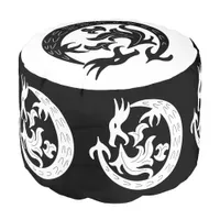 Dragon Blowing Fire   Pouf