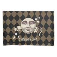 Nostalgic Vintage Steampunk Fantasy Pillow Case