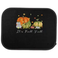 It’s Fall Y’all Halloween Pumpkin Autumn Leaves Th Car Floor Mat