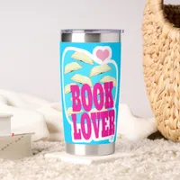 Book Lover Reading Cool Art Logo Saying Insulated Tumbler