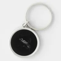 Crow, F-Caw-F Bird Retro Classic Keychain