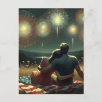 Retro Fourth of July Romantic Night