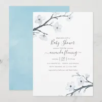 Cherry Blossoms Baby Shower Invitation