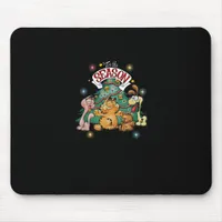 Classic Christmas Tis The Season Odie Arlene Mouse Pad