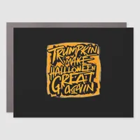 Trumpkin Make Halloween Great Again – Autumn Sloth Car Magnet