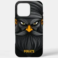 Grumpy Pirate Portrait iPhone 16 Pro Max Case