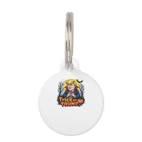 Trick Or Halloween Classic Pet ID Tag