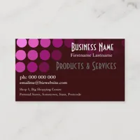 Pink Beauty Spots Business Card