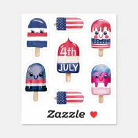 Patriotic Ice-cream!  Sticker