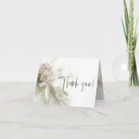 THANK YOU  Rustic Blush Pink Peach Blossoms