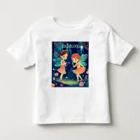 Magical Fairies Playing In The Forest Name Toddler T-shirt