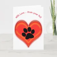 Greeting Card - Pet Valentine