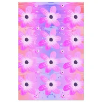 Pastel Watercolor Pretty Pink Flowers  Tissue Paper