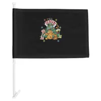 Classic Christmas Tis The Season Odie Arlene Car Flag