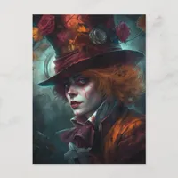 The Man in a Top Hat Postcard