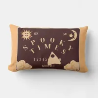 Spooky Times Spirit Board Scary Art Lumbar Pillow