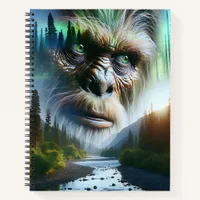 Bigfoot, Mountains, River and Forest Notebook