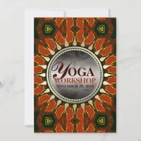 Sun Batik Earth Yoga Workshop Invitation