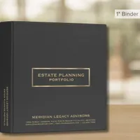 Estate Planning Trust Documents Binder Gray