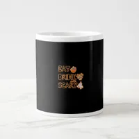 Eat Drink And Be Scary Graphic Giant Coffee Mug