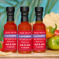 Thank You for Flavoring Wedding Hot Sauce