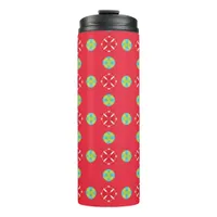 Christmas Holiday Charm Pattern 03 -  Thermal Tumbler