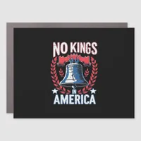 No Kings In America Design Classic Artistic Graphi Car Magnet