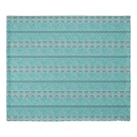 Southwest Turquoise Duvet Cover