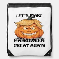 Let's Make Halloween Great Again Classic Drawstring Bag