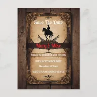 Wild West Novelty Wedding Invitation