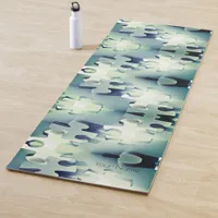 Beautiful Jigsaw Design in Minimalism  Pattern Yoga Mat