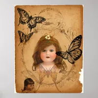 Antique Dolls Poster