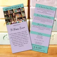 Lilac Handmade soap shop workshops tourist info Rack Card