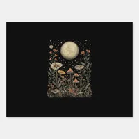 Cottagecore Moon Mushroom Moonphase Goblincore Sign