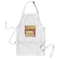 All About Authors Wordy Fun Pattern Adult Apron